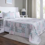 Multi-Color Floral Bedsheet and Pillow Cover